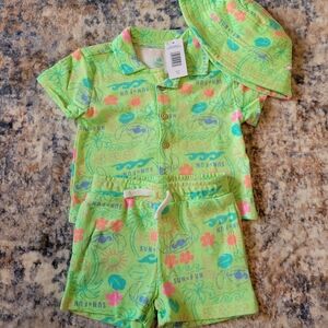 Disney Stitch 3 Piece Shorts Set